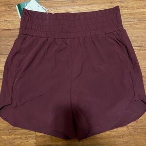 Women's Burgundy Shorts